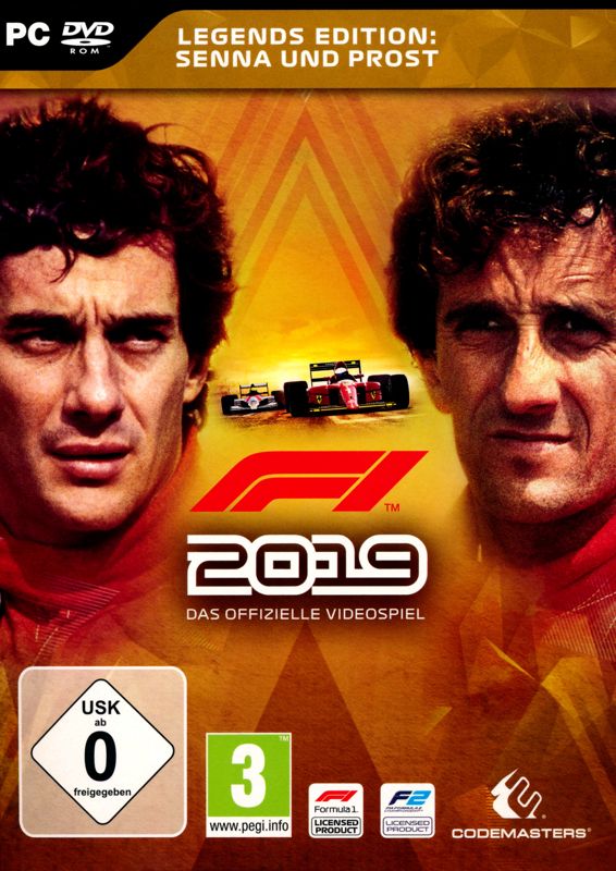 F1 2019 box art for Playstation 4